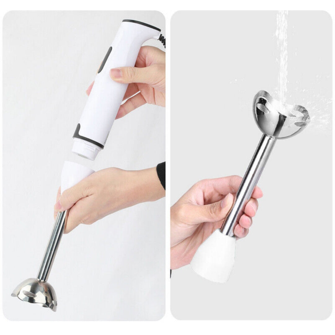 400W Hand Blender Electric Stick Blender Curry Puree Food Mixer Liquidiser NEW