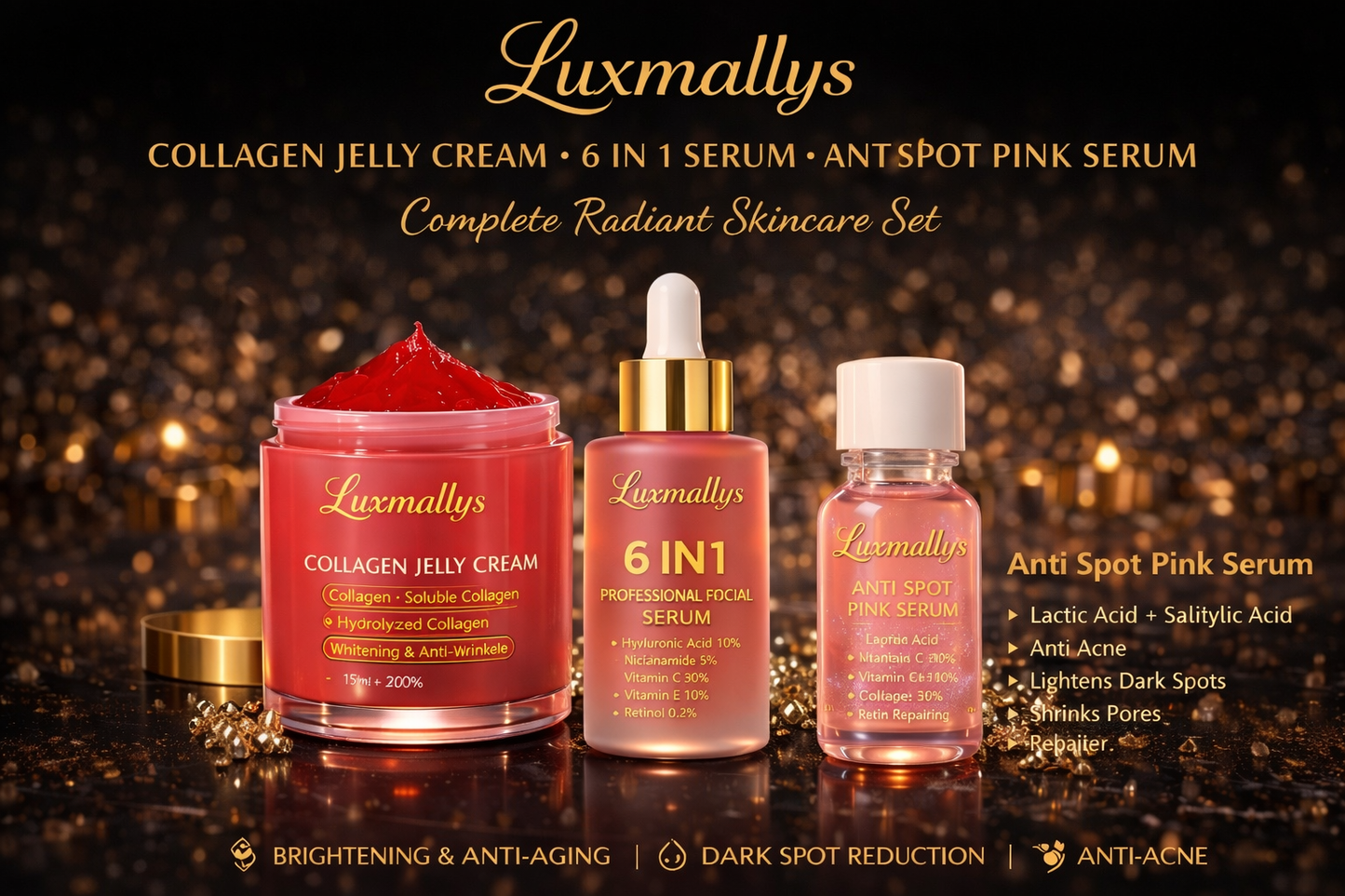 Luxmallys Radiant Skincare Set