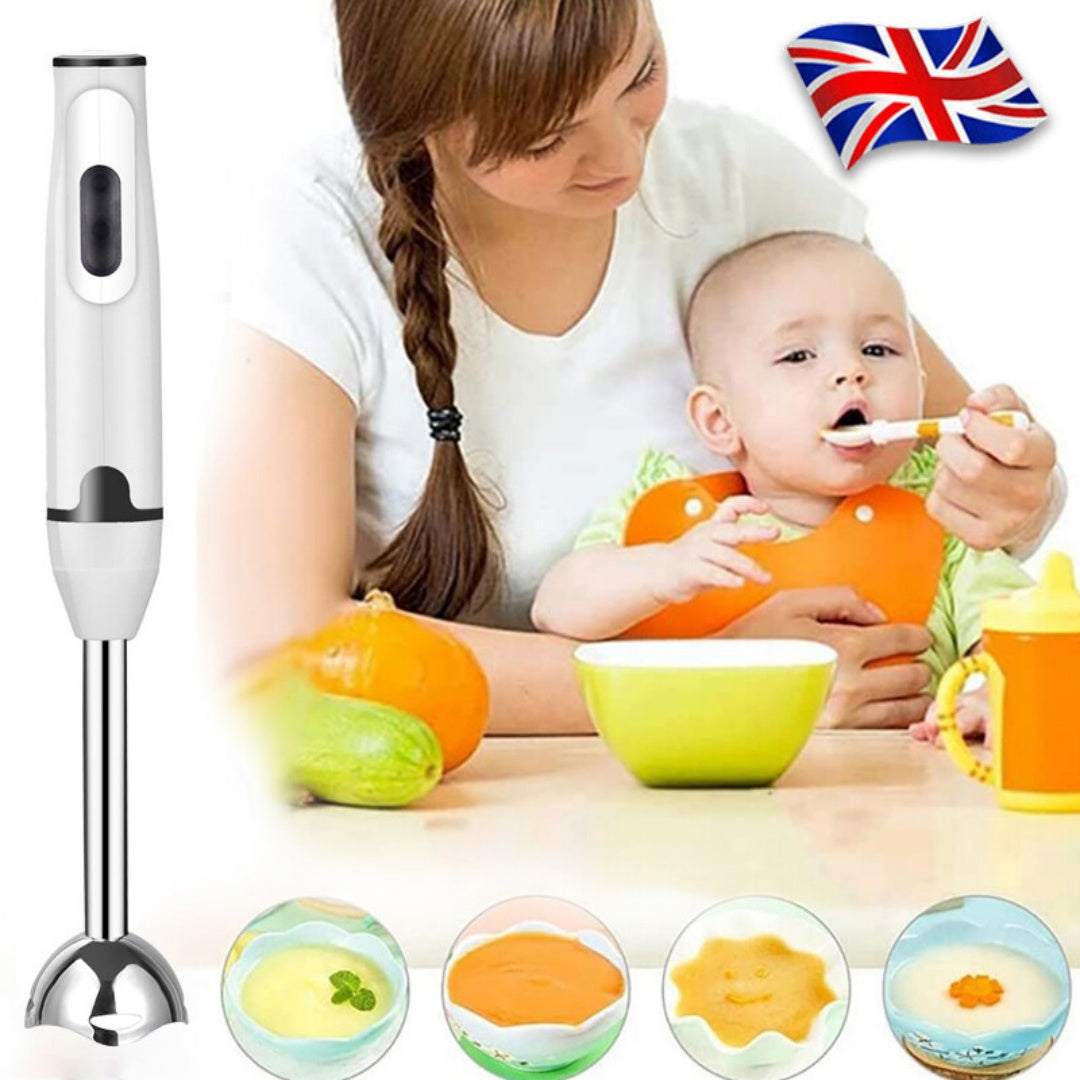 400W Hand Blender Electric Stick Blender Curry Puree Food Mixer Liquidiser NEW