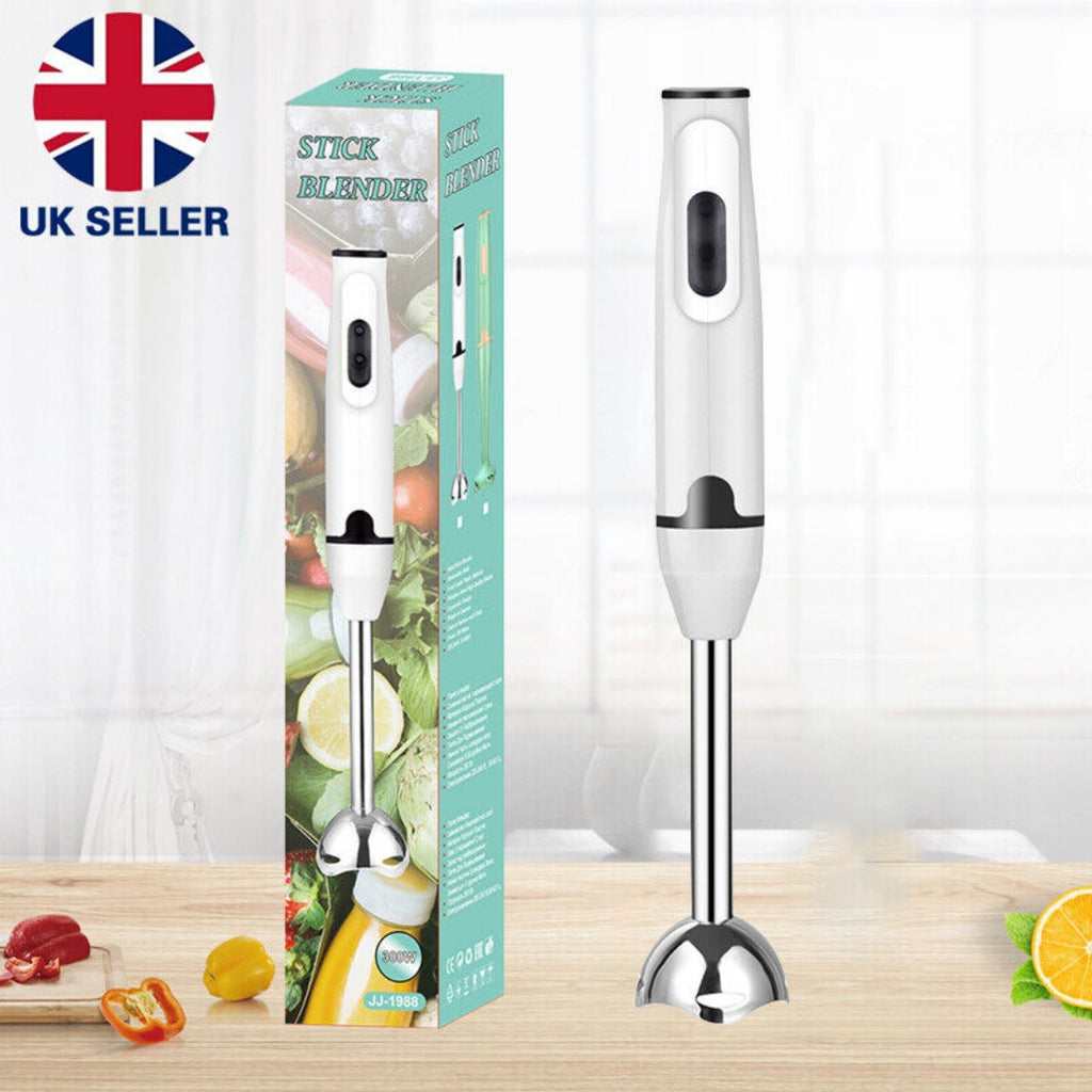 400W Hand Blender Electric Stick Blender Curry Puree Food Mixer Liquidiser NEW
